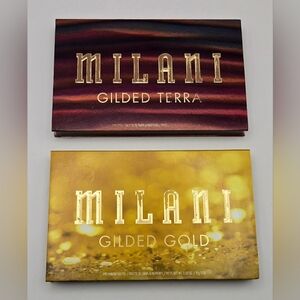 Milani Gilded Gold & Gilded Terra Eyeshadow Palettes – Lightly Used Bundle